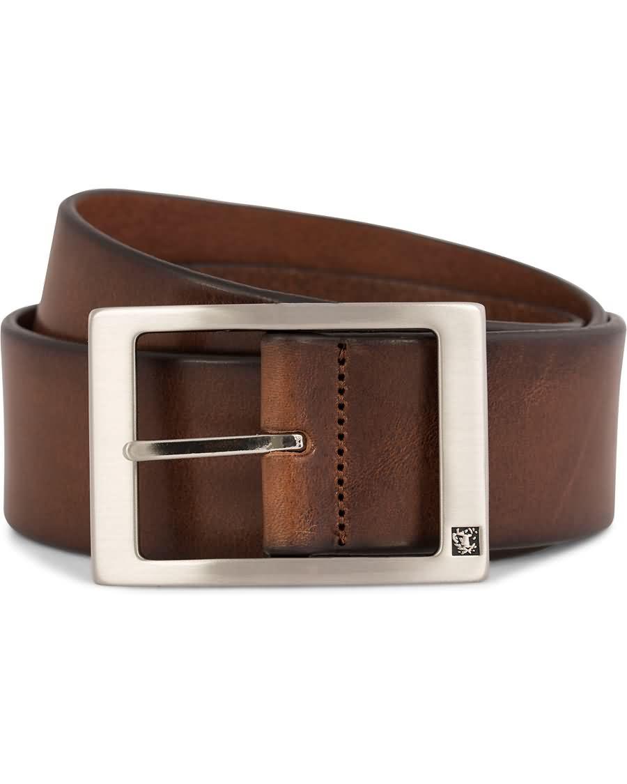 tiger of sweden marvin leather jeans belt 4,5 cm brown 4rrbq